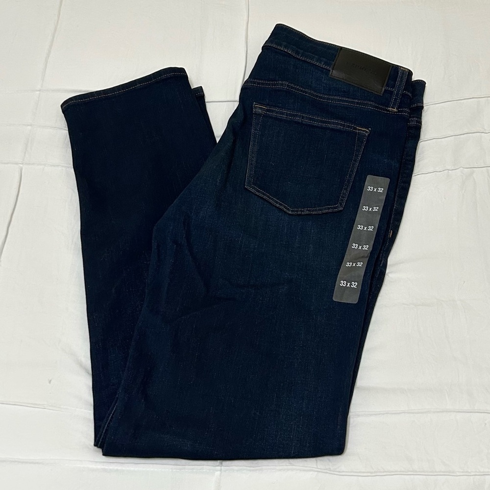 Express Men’s Dark Blue Jeans - Slim Straight Fit (NWT)